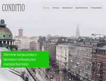 Tablet Screenshot of conditio.fi